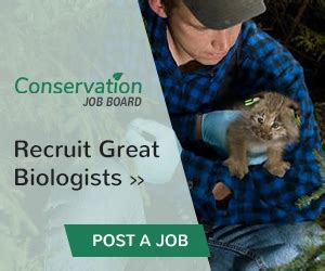 wildlife conservation job vacancies.